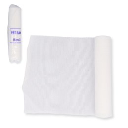 Bandaż elestyczny dziany niejałowy szer.15cm., dł.4,5m.