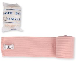 Bandaż elestyczny mocny niejałowy szer.5cm., dł.4,5m. brązowy