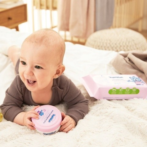 Chusteczki emolientowe hipoalergiczne dla niemowląt dzieci 3w1 BAMBINO