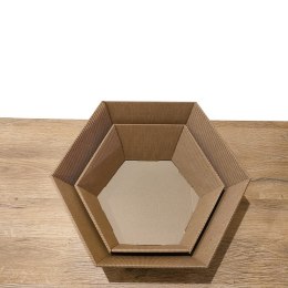 Kosze 29 x 8 x 4cm prezentowe GM-KP-4 Sześciokątne małe -10 szt
