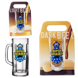 Kufel do piwa w ozdobnym opakowaniu 