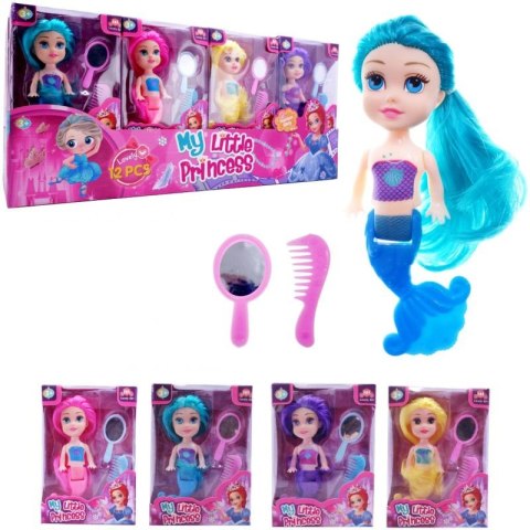 Lalka syrenka z akcesoriami 13 x 10 x 4cm A-2699