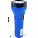 Latarka akumulatorowa LED+COB z wtyczką 16cm 2 tryby 150m TIROSS 2256 1139 12037