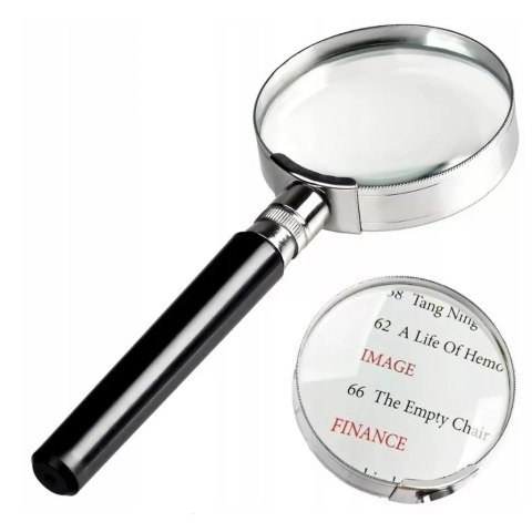 Lupa metalowa 90mm XJ4775