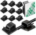 Organizer do kabli samoprzylepny klips uchwyt zaczep zestaw 10szt. XJ5623