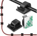 Organizer do kabli samoprzylepny klips uchwyt zaczep zestaw 10szt. XJ5623