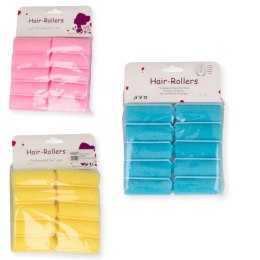 Papiloty wałki śpiochy z gąbki do włosów 10szt. śr.2,5cm.