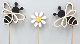 Pik drewniany wiosenny 3szt.