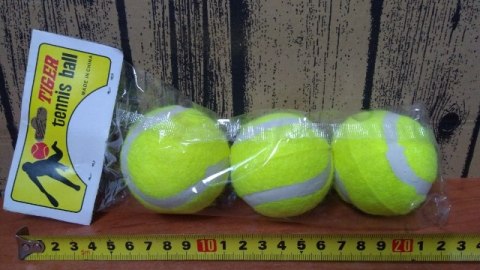 Piłki do tenisa ziemnego 3szt. | 120143