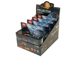 Projektor - latarka 11,5 x 4cm 13,5 x 8cm 3 wymienne nakładki z obrazkami - kosmos