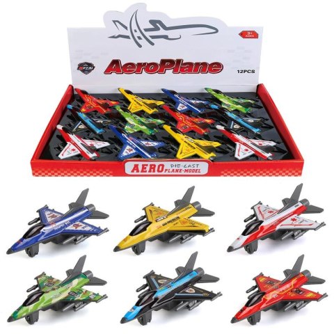 Samolot 13cm PULL BACK A-2143
