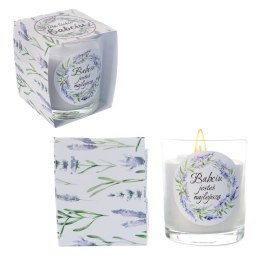 Świeczka zapachowa w szkle z owijką Dla Babci 120g