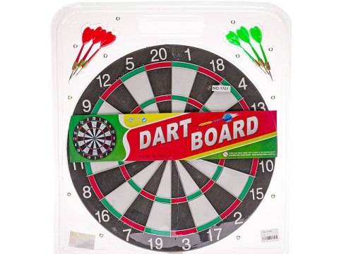 Tarcza 43cm z 6 rzutkami DART 50 x 45 x 1,5cm