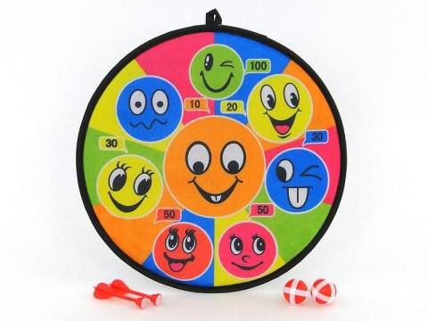 Tarcza z rzutkami na rzep 36 x 36 x 3cm BUŹKI