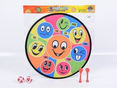 Tarcza z rzutkami na rzep 36 x 36 x 3cm BUŹKI