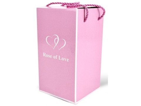 Wieczna róża led w szkle wal812