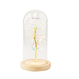 Wieczna róża w szkle led B-2874