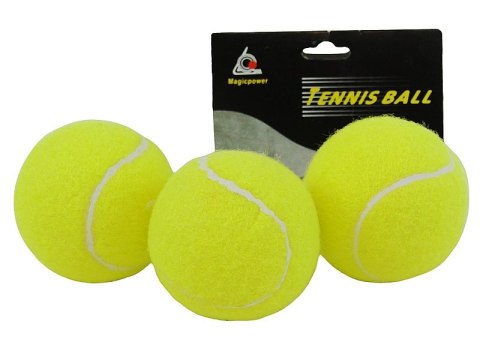 Zestaw 3 piłek do tenisa; ziemnego 27 x 11,5 x 6cm,