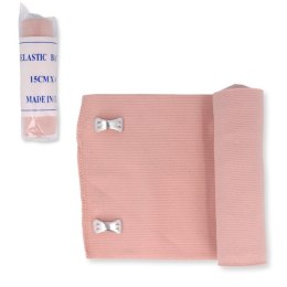 Bandaż elastyczny mocny niejałowy szer.15cm., dł.4,5m. brązowy