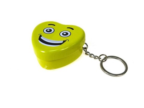 Brelok serce - pudełeczko metalowe 4,5 x 4cm