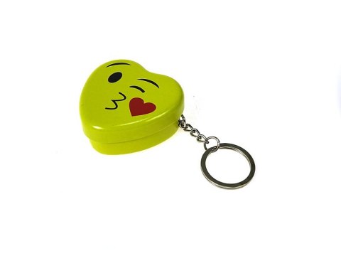 Brelok serce - pudełeczko metalowe 4,5 x 4cm