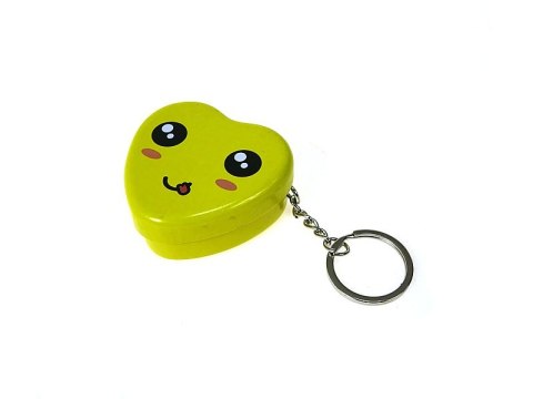 Brelok serce - pudełeczko metalowe 4,5 x 4cm