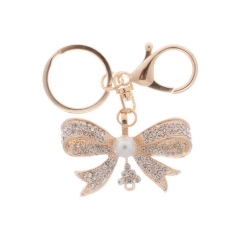 Brelok z kryształkami KOKARDA