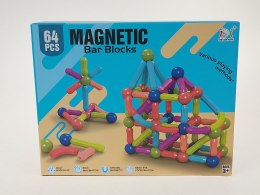 Klocki magnetyczne 3D 64 elem 28 x 7,5 x 22cm