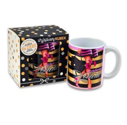 Kubek ceramiczny WYJĄTKOWA KOBIETA NOGA 3309-K5