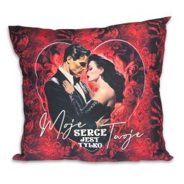 Poduszka 38 x 38 cm Moje serce jest tylko Twoje - 3335WAL4