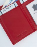 Portfel damski skórzany R-18-LFN Red