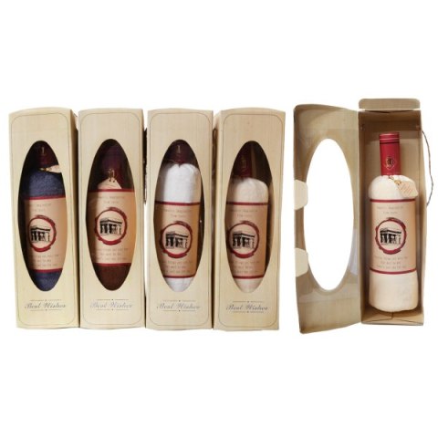 Ręcznik w kształcie butelki w ozdobnym opakowaniu z okienkiem 30 x 70cm 4 kolory