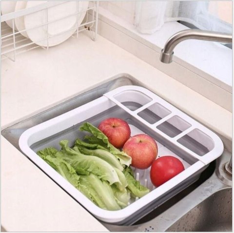 Suszarka do naczyń składana ociekacz na talerze sztućce naczynia silikonowa PID1782