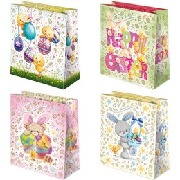 Torebki ozdobne 10szt. T-8L set W3 Wielkanoc Dzieci 20 x 24 x 11 cm