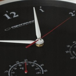 Zegar ścienny na ścianę WASHINGTON czarny EHC008K