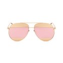 OKULARY LUSTRZANE AVIATORY - RÓŻOWO ZŁOTE OK88WZ1