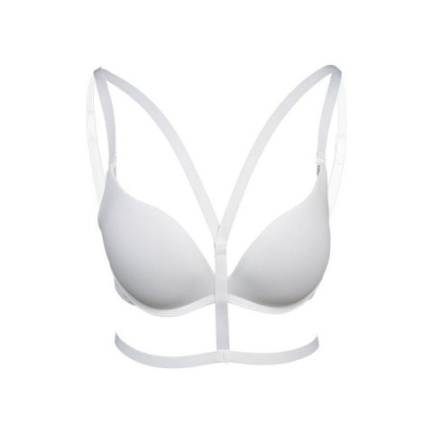 Ozdobne ramiączka do biustonosza CHLOE białe RA010