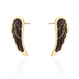 Kolczyki ze stali chirurgicznej pozłacane sztyft KST2137