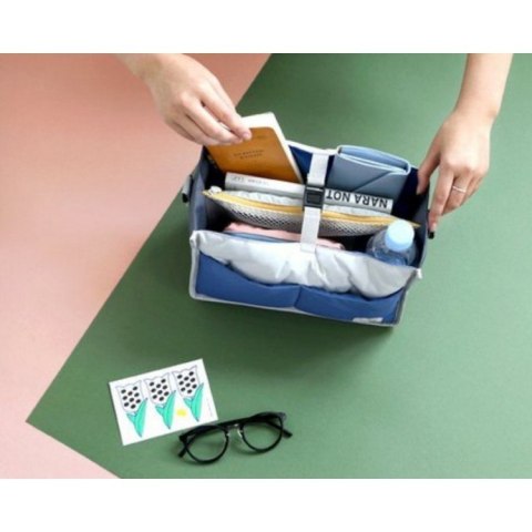 Wiszący organizer do wózka lub stojący niebieski OR21N