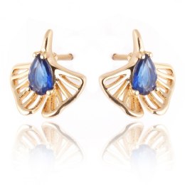 Kolczyki ze stali szlachetnej pozłacanej KST2287