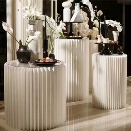 Ekspozytor, STATUA PAPIEROWA rekwizyt ślubny składana rzymska ozdoba 40x120 wyspa sklepowa PDST03