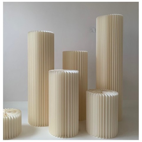 Ekspozytor, STATUA PAPIEROWA rekwizyt ślubny składana rzymska ozdoba 40x120 wyspa sklepowa PDST03