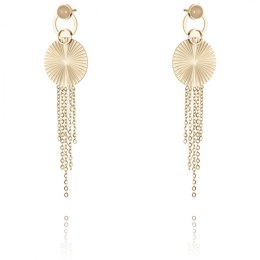 Kolczyki ze stali szlachetnej pozłacanej KST2818