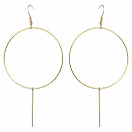 Kolczyki ze stali szlachetnej pozłacanej KST2995