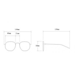 Okulary przeciwsłoneczne z kryształkami GRADIENT GRAY OK212WZ2