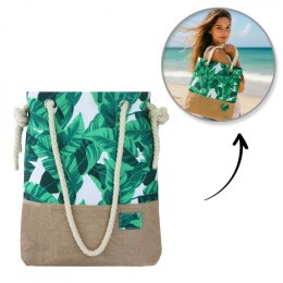 Torba plażowa Liście Pleciona PL151
