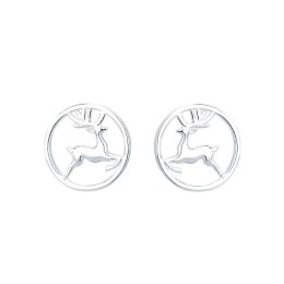 KOLCZYKI SREBRO 925 RODOWANE MINI KST1839