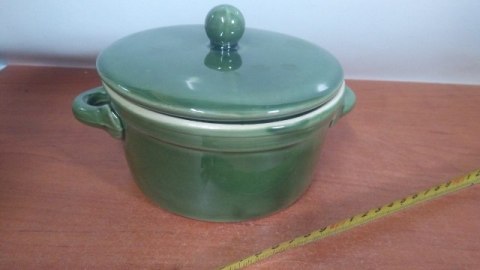 Garnek ceramiczny z pokrywką 0,5l | RUI3125