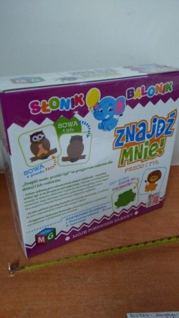 Gra ZNAJDŹ MNIE PRZÓD I TYŁ SŁONIK BALONIK