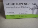 Komplet garnków nierdzewnych 7el. BERLINER | 16627